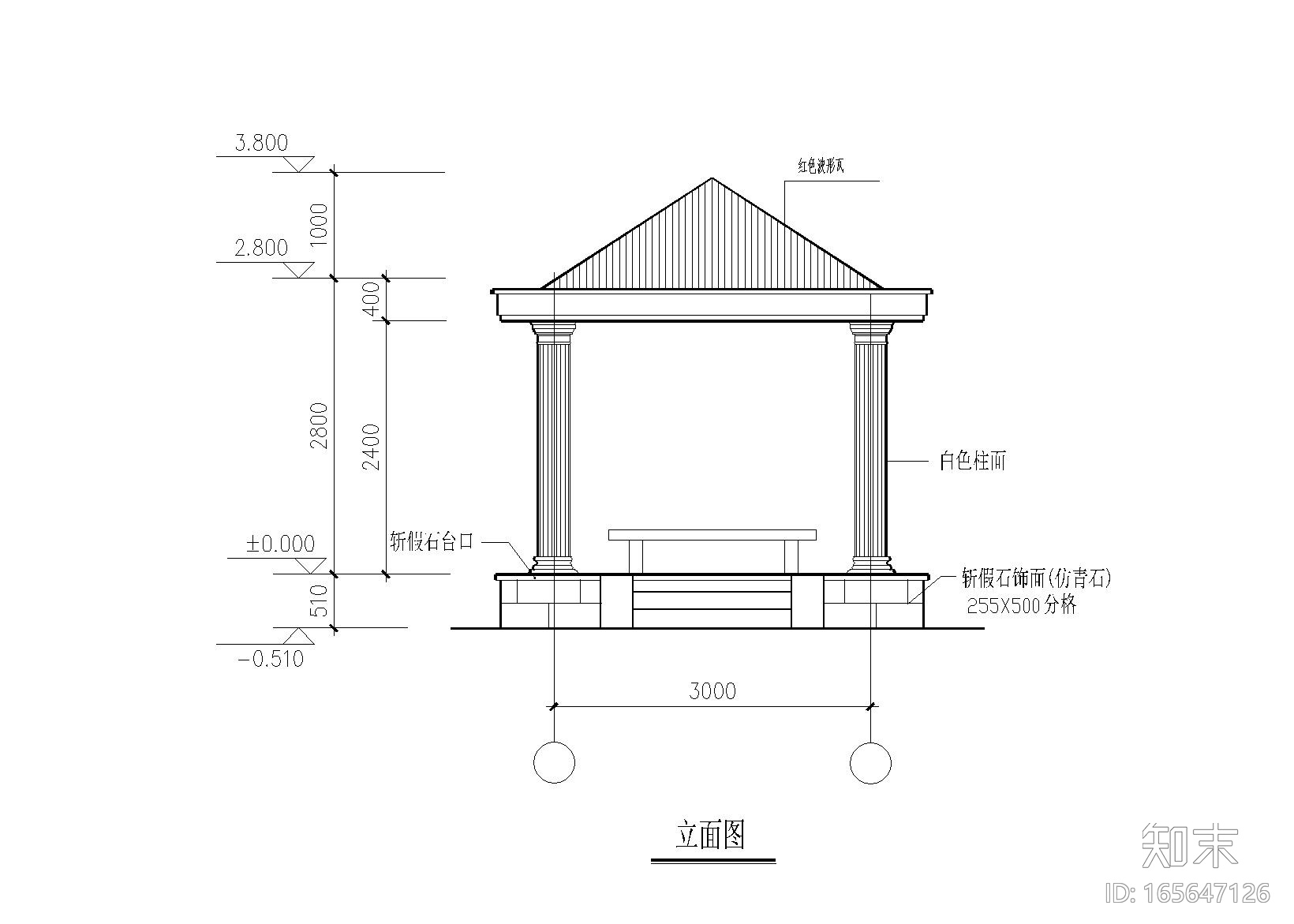 亭cad施工图下载【ID:165647126】