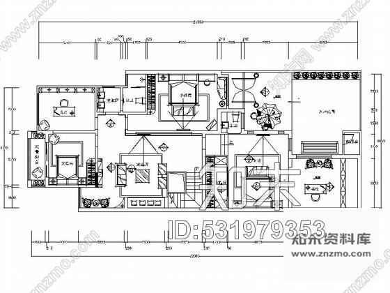 施工图精品地中海双层别墅室内装修施工图含效果cad施工图下载【ID:531979353】