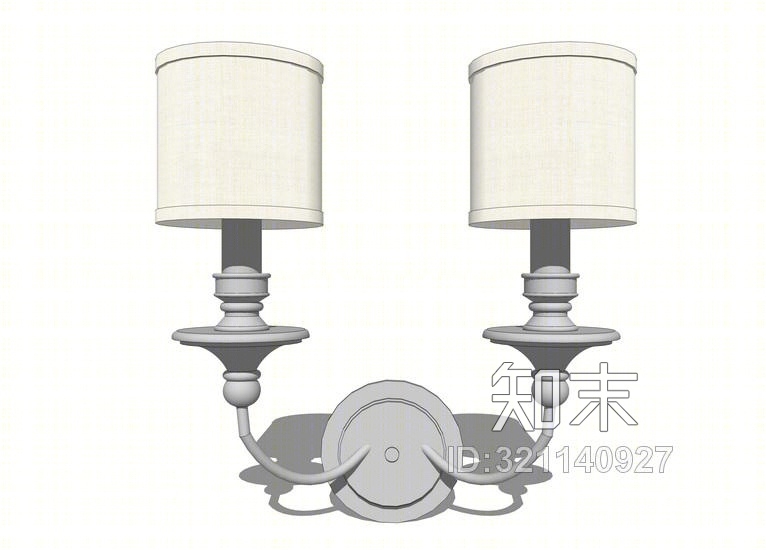 壁灯SU模型下载【ID:321140927】