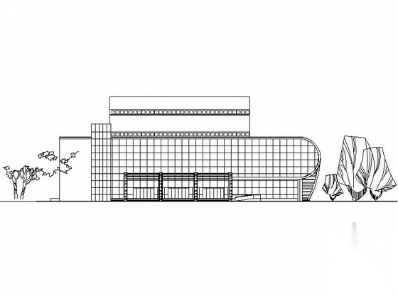 [课程设计]某1200座影剧院建筑方案设计（含效果图）施工图下载【ID:160725196】