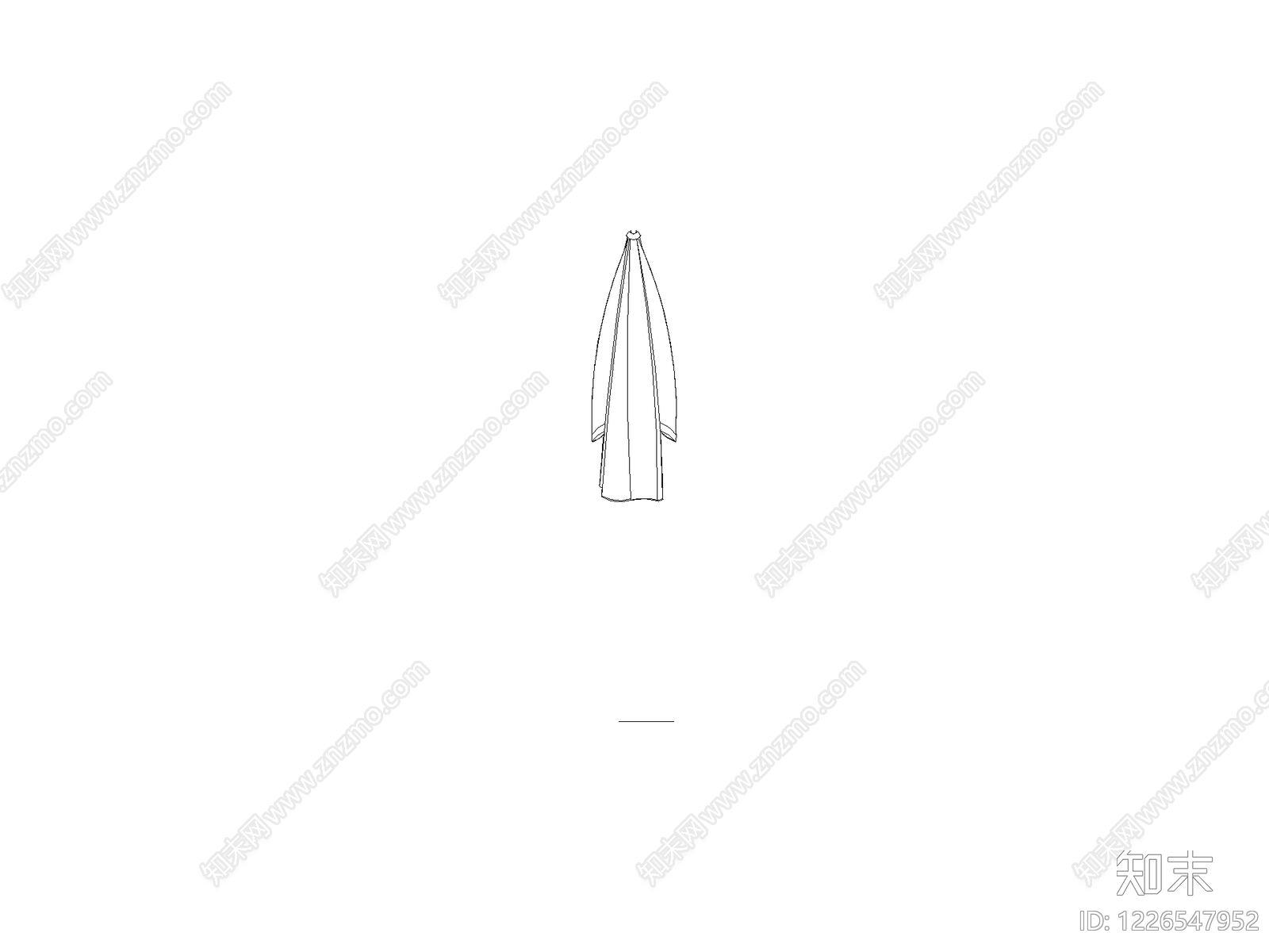 窗帘cad施工图下载【ID:1226547952】