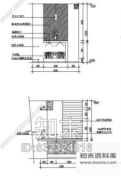 图块/节点玄关图块cad施工图下载【ID:832324816】