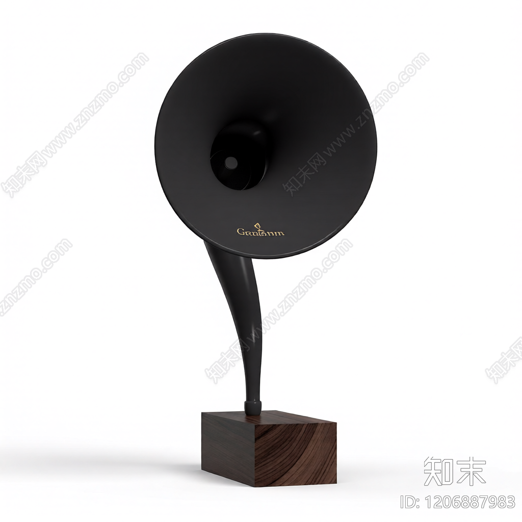 复古留声机造型装饰3D模型下载【ID:1206887983】