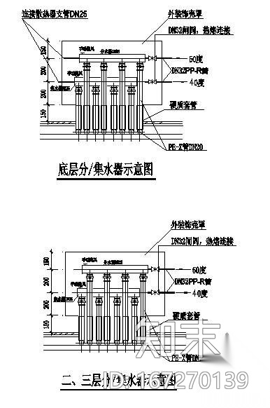 某别墅地板采暖设计图纸施工图下载【ID:167270139】