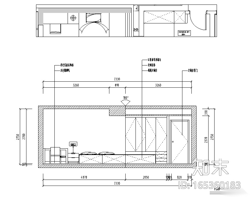 中央华城台湾风145平米住宅设计施工图（附效果图）施工图下载【ID:165360183】