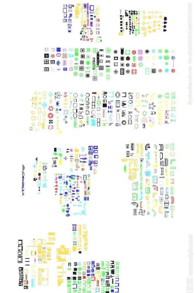 cad图块大全cad施工图下载【ID:149594131】