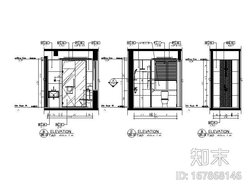 [上海]欧式联排别墅CAD施工图（含效果图、实景图、3D模...施工图下载【ID:167868146】