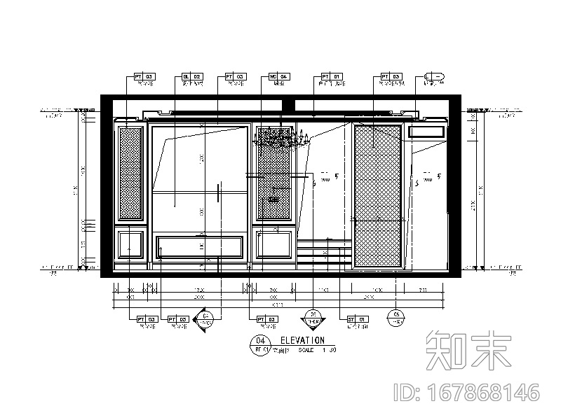 [上海]欧式联排别墅CAD施工图（含效果图、实景图、3D模...施工图下载【ID:167868146】