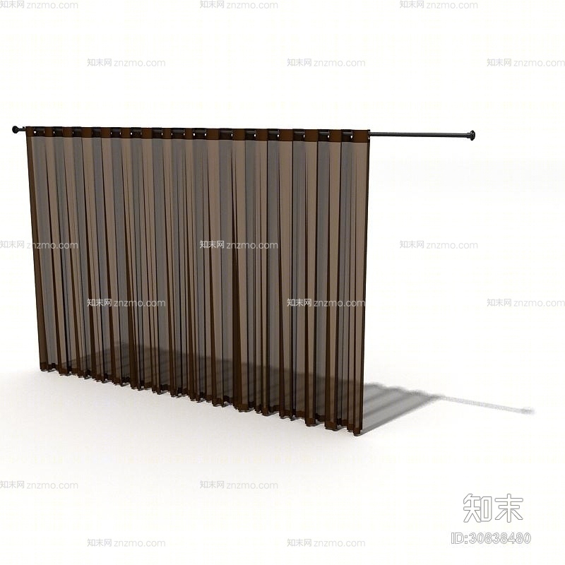 布艺窗帘3D模型下载【ID:30838480】