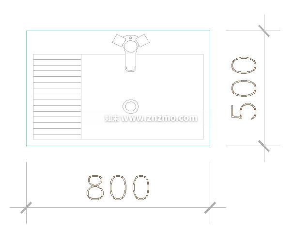 洗手池施工图下载【ID:178696119】