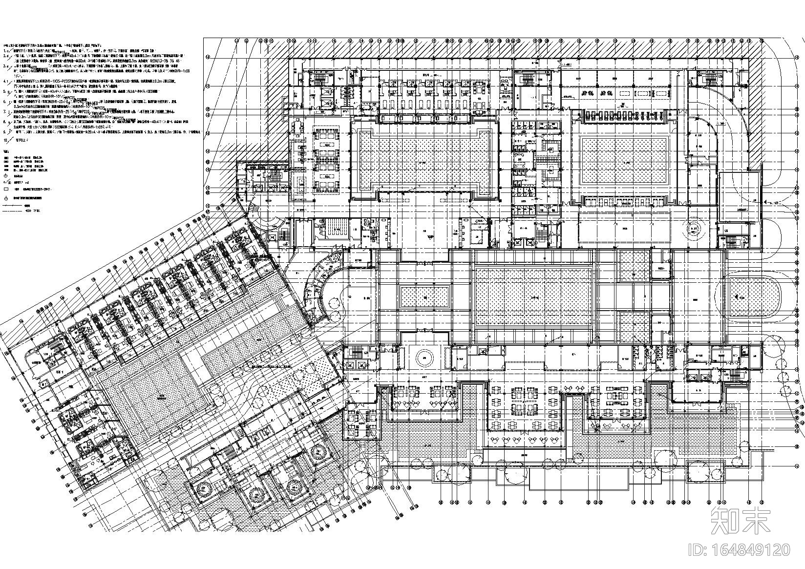 [杭州]JW万豪度假酒店内装机电图+实景照片cad施工图下载【ID:164849120】