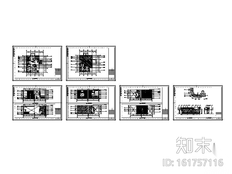 某西式咖啡厅装修图施工图下载【ID:161757116】