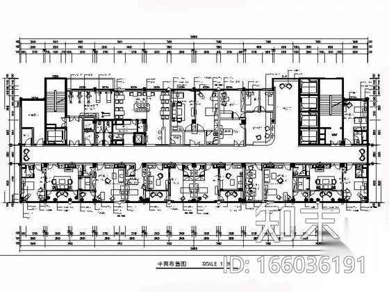 [重庆]清新优雅三级甲等中医院住院楼室内装修施工图施工图下载【ID:166036191】