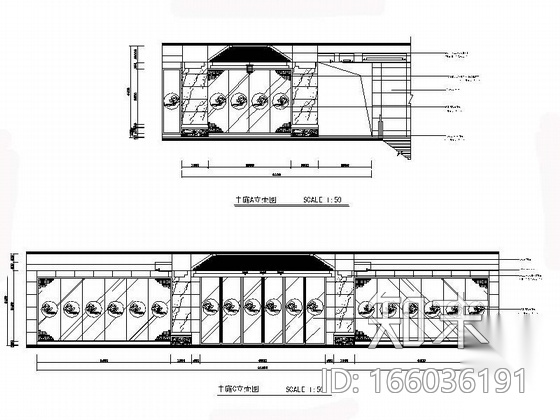 [重庆]清新优雅三级甲等中医院住院楼室内装修施工图施工图下载【ID:166036191】