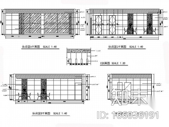 [重庆]清新优雅三级甲等中医院住院楼室内装修施工图施工图下载【ID:166036191】