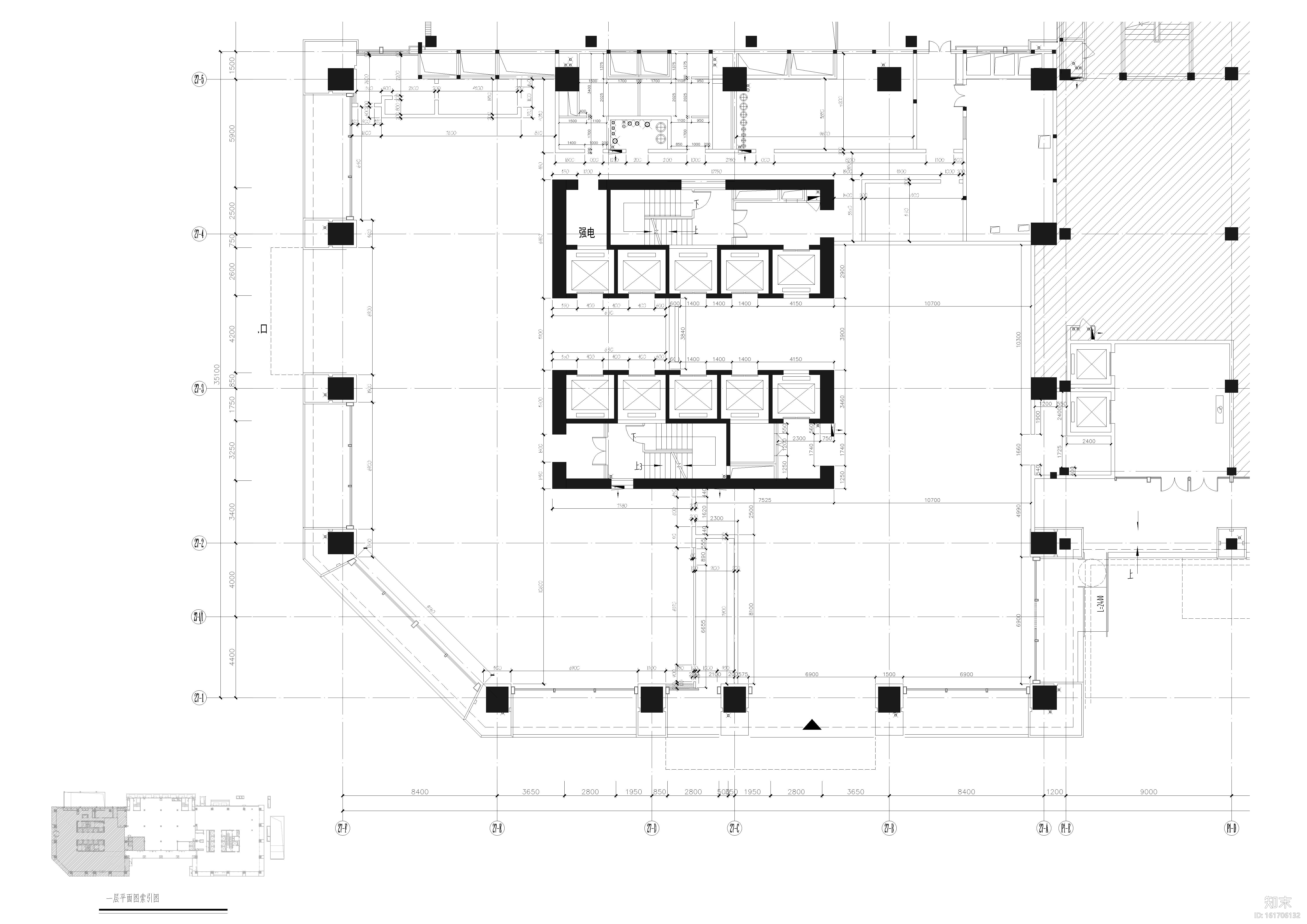 [成都]维尔酒店装饰设计全套施工图+效果图cad施工图下载【ID:161706132】