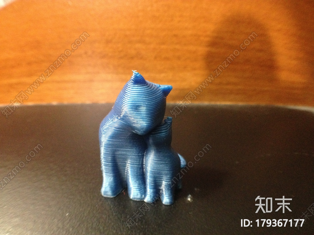 一对互相依偎的猫咪模型3d打印模型下载【ID:179367177】