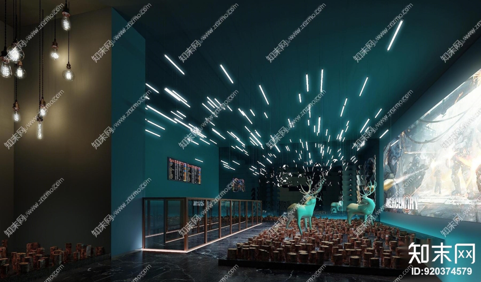 现代预演数字展厅3D模型下载【ID:920374579】