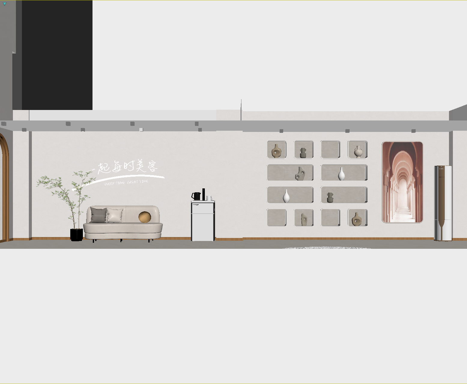 现代售楼处3D模型下载【ID:1214362693】