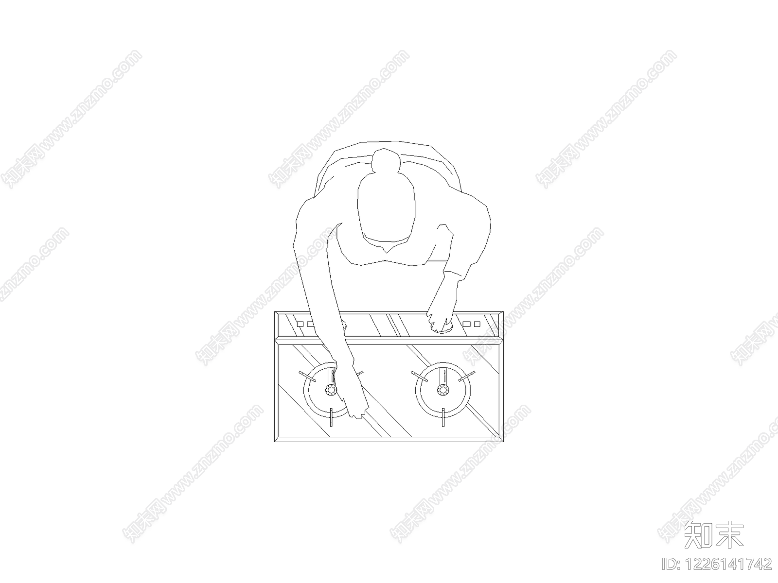 卫生间电器洁具厨具灯具施工图cad施工图下载【ID:1226141742】