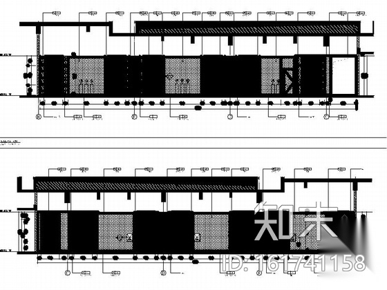 [安徽]国际标准酒店典雅现代宴会厅CAD装修施工图（含效...施工图下载【ID:161741158】