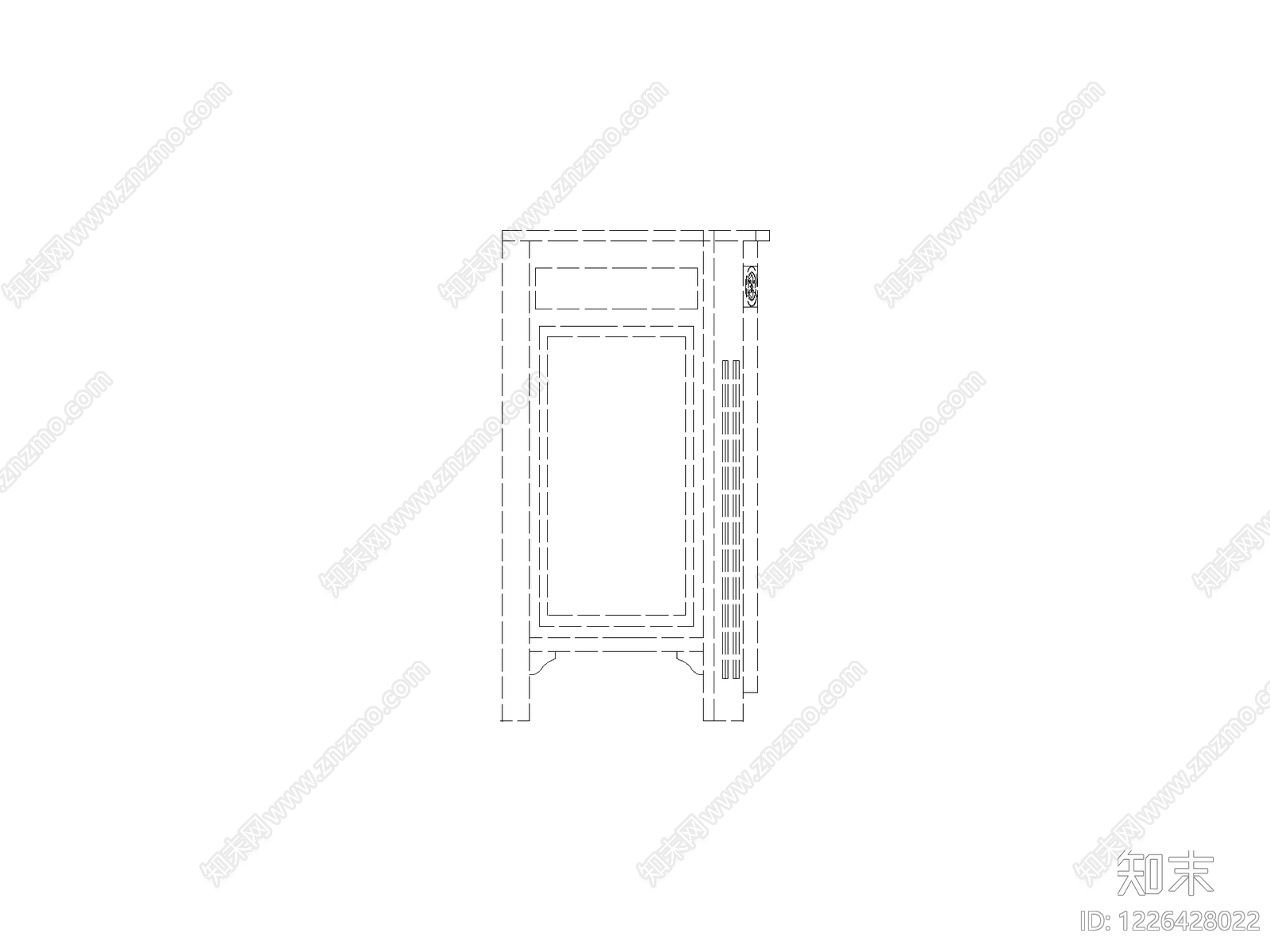 柜子cad施工图下载【ID:1226428022】