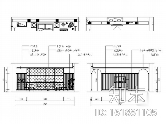 [南通]欧美风情双层别墅装修图（含效果）cad施工图下载【ID:161881105】