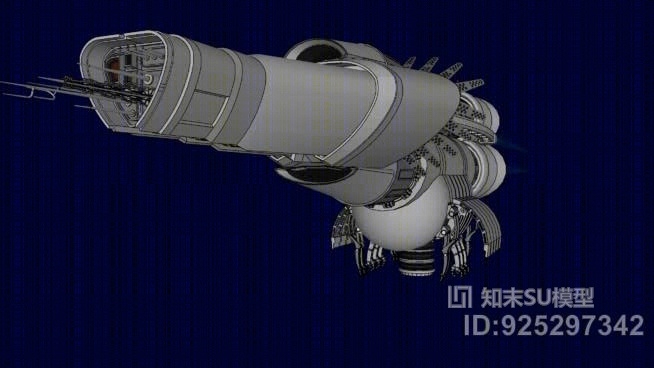 救助无人机SU模型下载【ID:925297342】