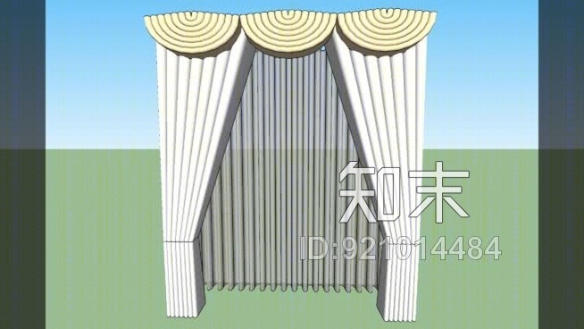 拉姆布林帷幕SU模型下载【ID:921014484】