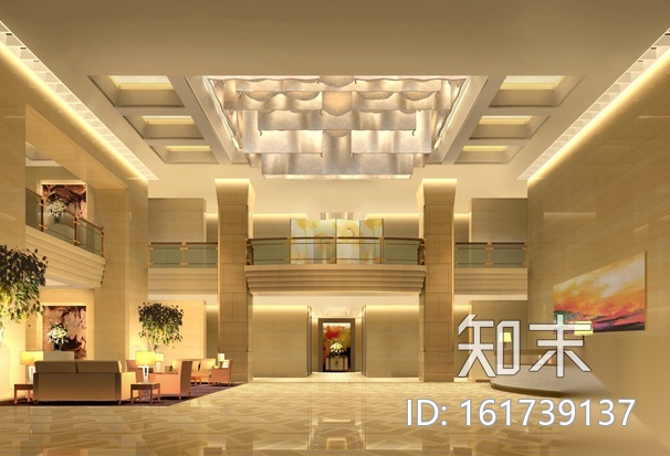 [上海]知名商区写字办公楼设计施工图(含效果图)施工图下载【ID:161739137】