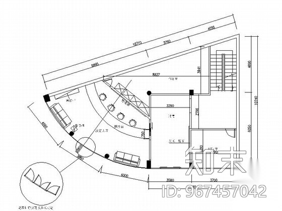 [浙江]某工商所办公楼室内设计装修图（含效果）cad施工图下载【ID:967457042】