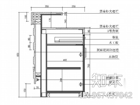 [浙江]某工商所办公楼室内设计装修图（含效果）cad施工图下载【ID:967457042】