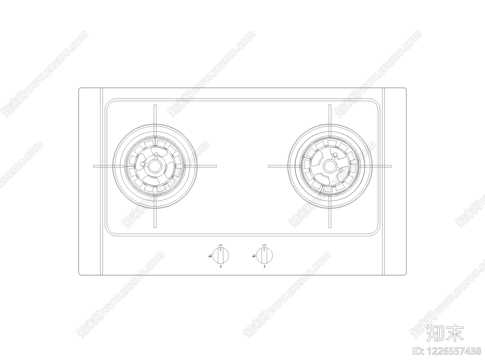 厨房设施CAD图纸