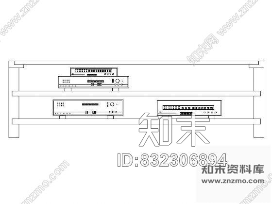 图块/节点电视柜立面图块集施工图下载【ID:832306894】