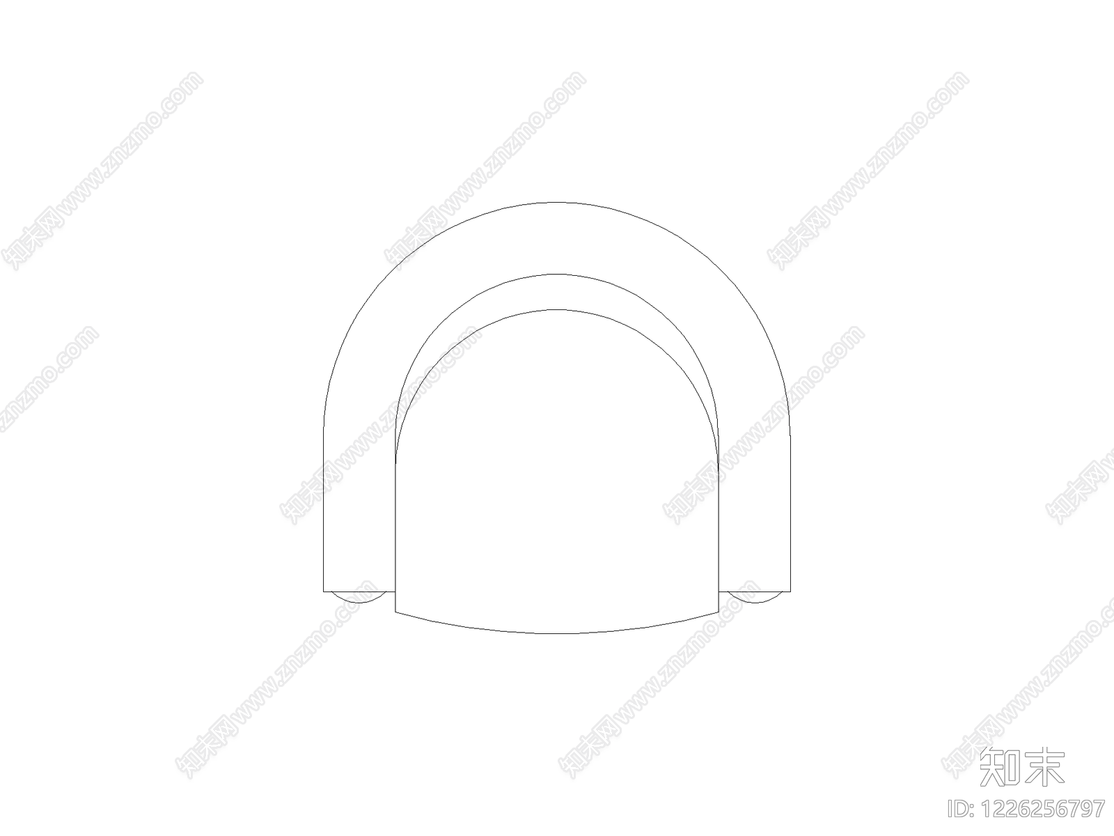 门cad施工图下载【ID:1226256797】