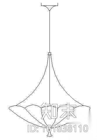 吊灯图块6施工图下载【ID:161838110】