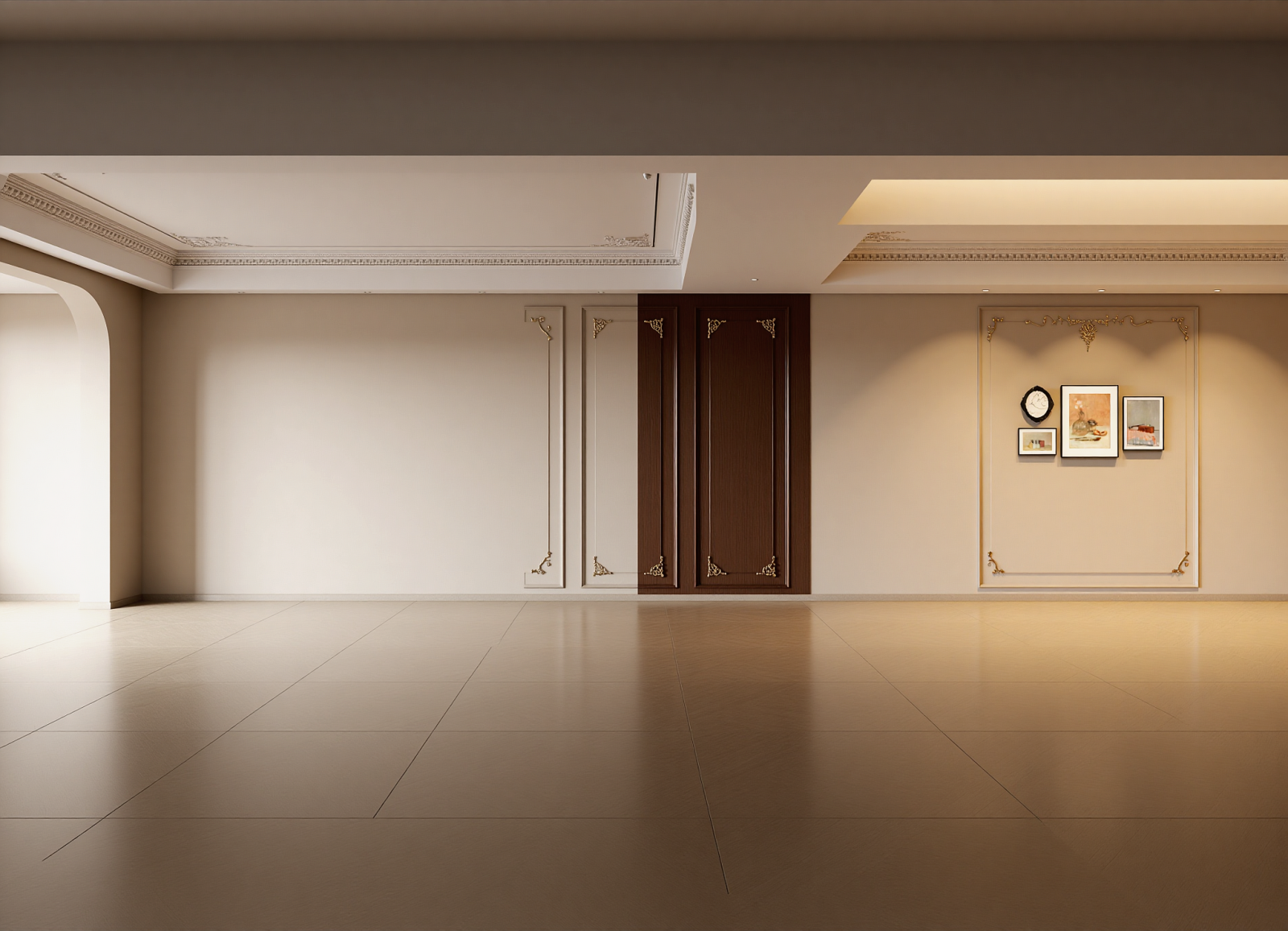 法式大厅3D模型下载【ID:1214682656】