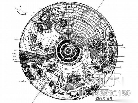 [温州]魅力花园绿地景观施工图cad施工图下载【ID:166690150】