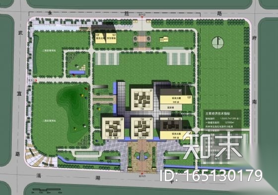 清大武进医院规划设计总规方案cad施工图下载【ID:165130179】