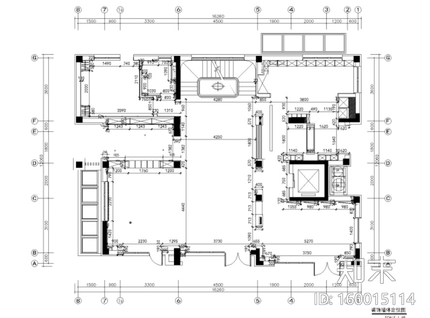 [北京]亿城燕西华府42#合院别墅施工图cad施工图下载【ID:160015114】