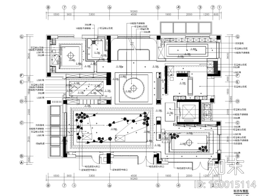 [北京]亿城燕西华府42#合院别墅施工图cad施工图下载【ID:160015114】