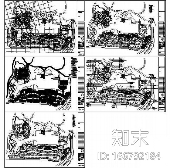 广东中山某高尔夫会所景观设计施工图施工图下载【ID:166792184】