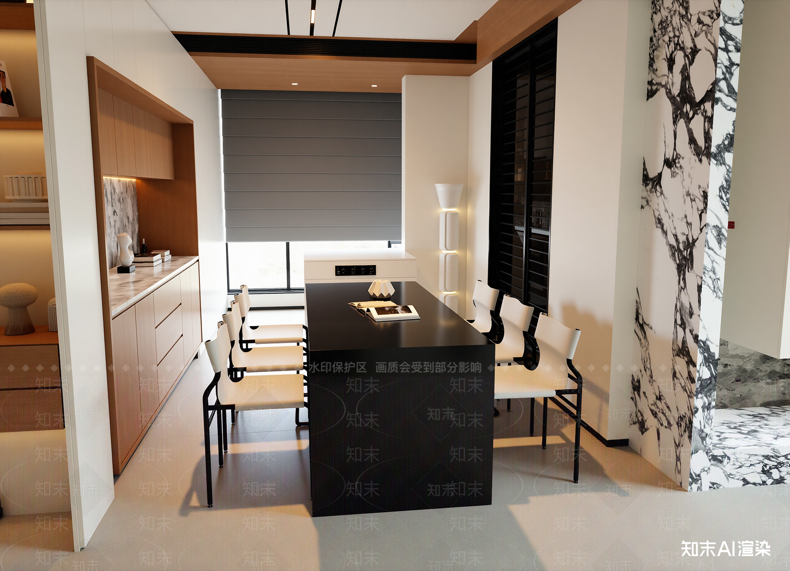 现代会议室3D模型下载【ID:1214808301】