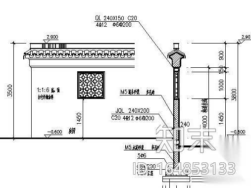 [扬州]某中式古典庭院景观设计施工图施工图下载【ID:164853133】