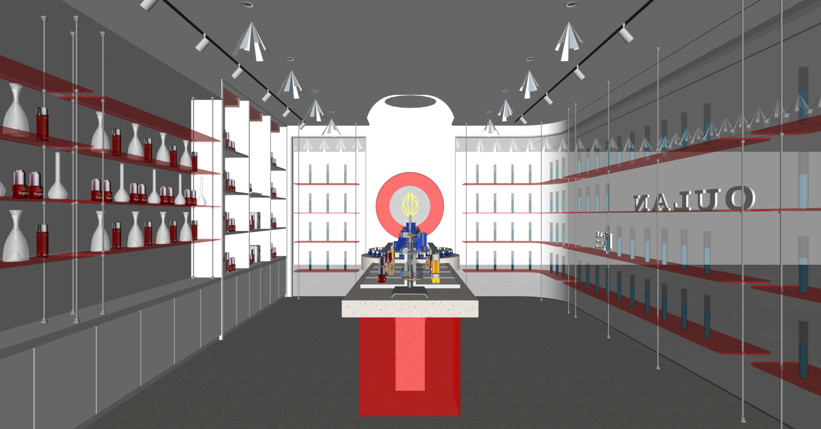现代美妆店SU模型下载【ID:1216006066】