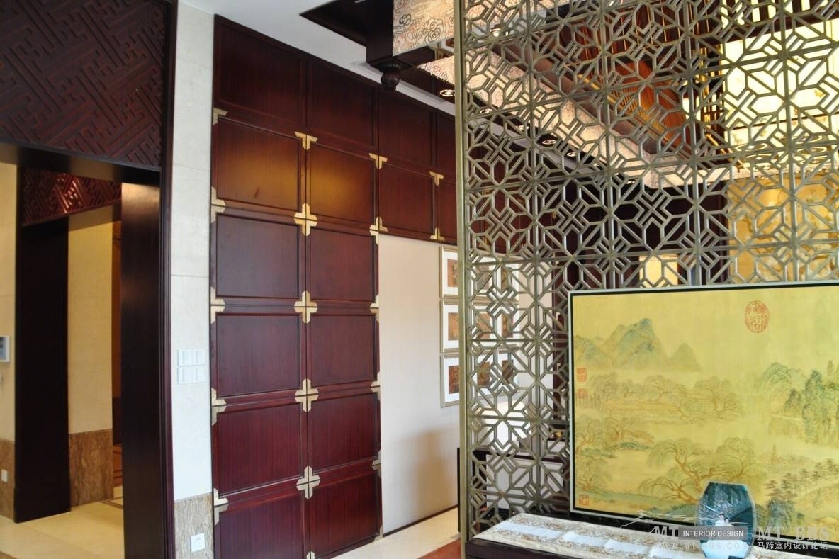 金螳螂--现代中式--太仓朱公馆(CAD施工图纸)施工图下载【ID:26989117】