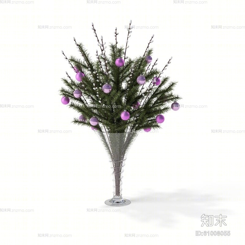 绿色装饰品3D模型下载【ID:61008055】