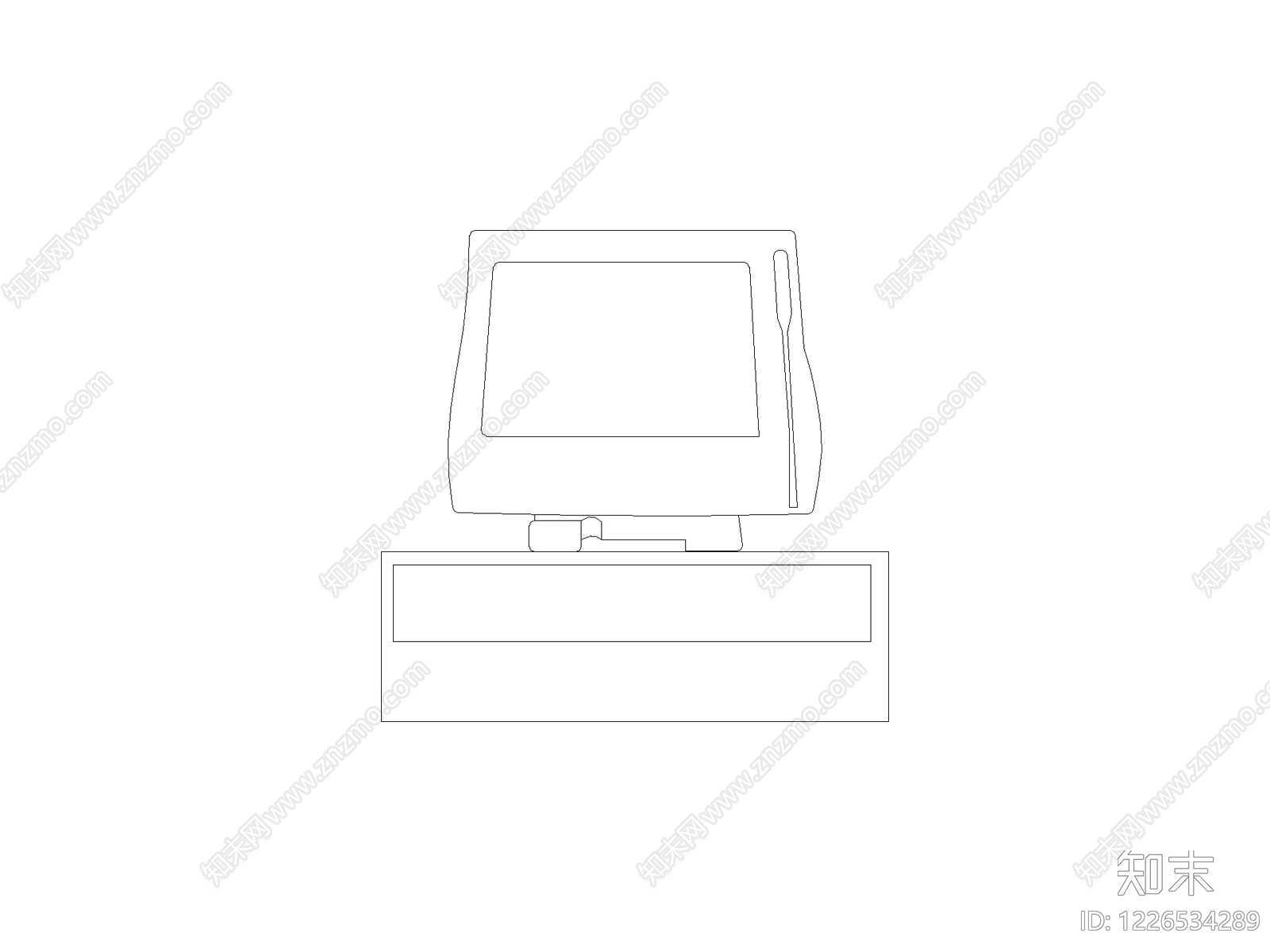 现代柜子CAD图纸