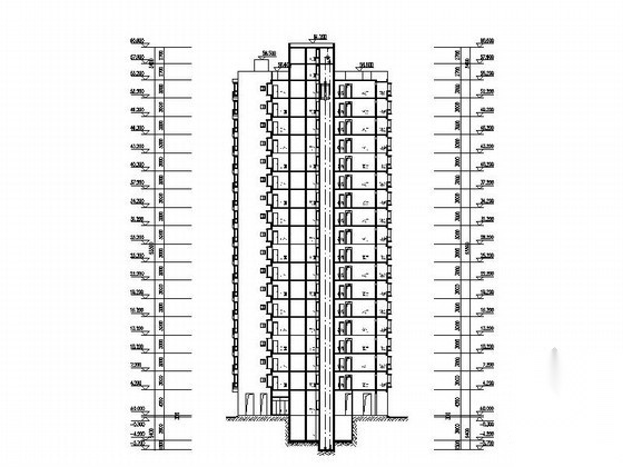 [四川]某住宅区十八层商住楼建筑方案图（含效果图）cad施工图下载【ID:167025190】