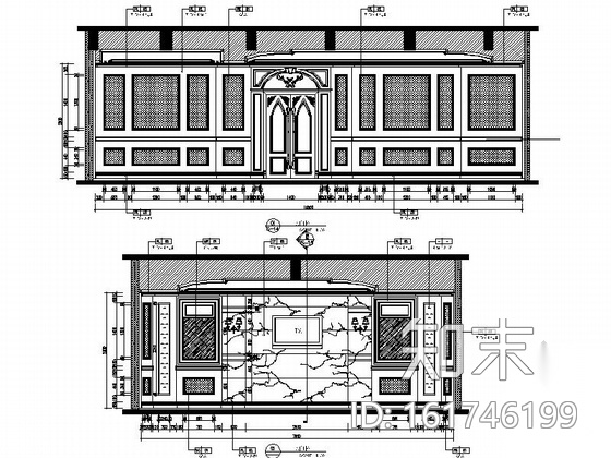 [北京]高档俄罗斯风格西餐厅装修施工图（含效果方案）cad施工图下载【ID:161746199】